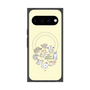 プレミアムスクエアケース with Pixelsnap［ こんにちは、いぬです - みんなそろって - ベージュ ］