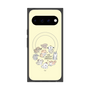 プレミアムスクエアケース with Pixelsnap［ こんにちは、いぬです - みんなそろって - ベージュ ］