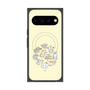 プレミアムスクエアケース with Pixelsnap［ こんにちは、いぬです - みんなそろって - ベージュ ］