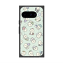 プレミアムスクエアケース with Pixelsnap［ もっさりもさお - もさおがいっぱい - グリーン ］