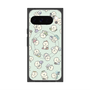 プレミアムスクエアケース with Pixelsnap［ もっさりもさお - もさおがいっぱい - グリーン ］