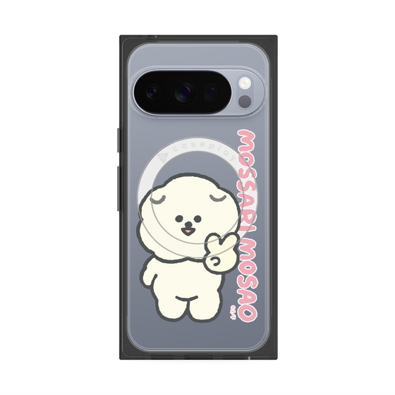 プレミアムスクエアケース with Pixelsnap［ もっさりもさお - ピスもさ ］