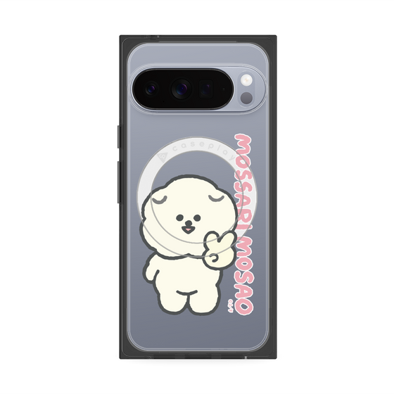 プレミアムスクエアケース with Pixelsnap［ もっさりもさお - ピスもさ ］