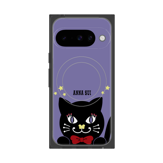 プレミアムスクエアケース with Pixelsnap［ ANNA SUI - TITIとスター - パープル ］