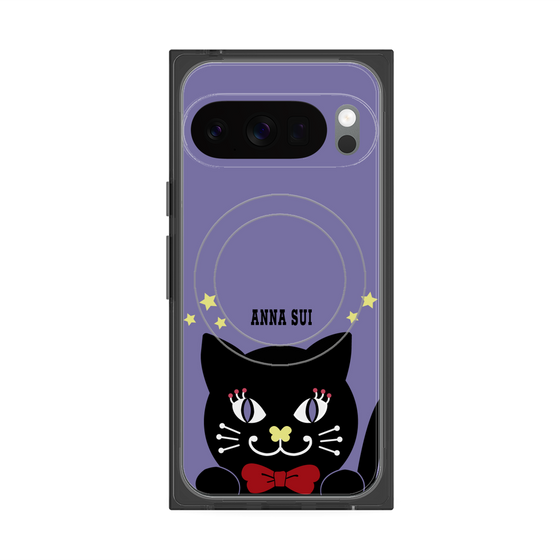プレミアムスクエアケース with Pixelsnap［ ANNA SUI - TITIとスター - パープル ］