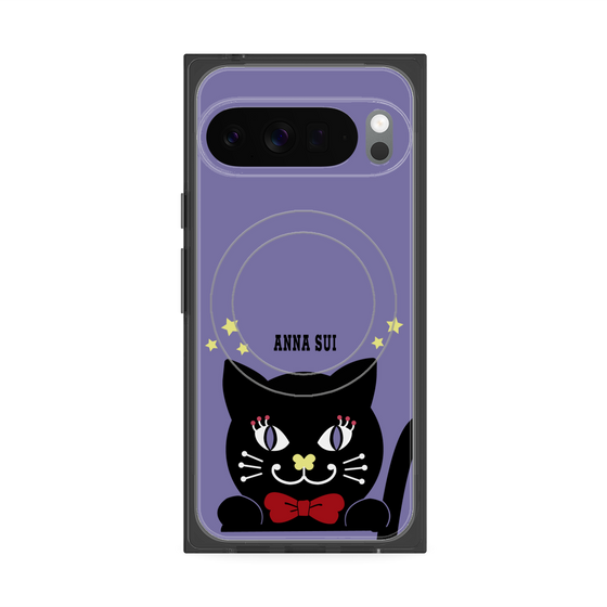 プレミアムスクエアケース with Pixelsnap［ ANNA SUI - TITIとスター - パープル ］