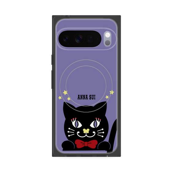 プレミアムスクエアケース with Pixelsnap［ ANNA SUI - TITIとスター - パープル ］