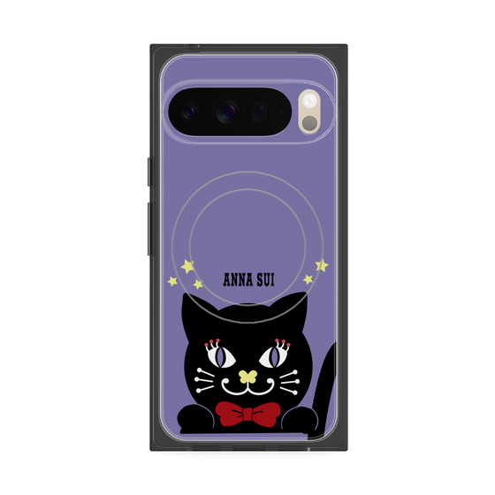 プレミアムスクエアケース with Pixelsnap［ ANNA SUI - TITIとスター - パープル ］