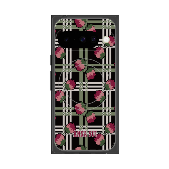 プレミアムスクエアケース with Pixelsnap［ ANNA SUI - クローバーフラワー ］