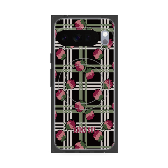 プレミアムスクエアケース with Pixelsnap［ ANNA SUI - クローバーフラワー ］