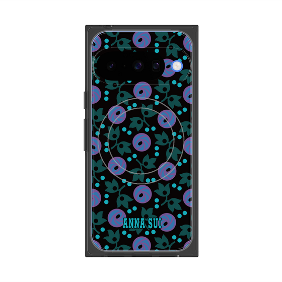 プレミアムスクエアケース with Pixelsnap［ ANNA SUI - オーキッド ］