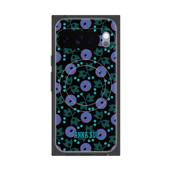 プレミアムスクエアケース with Pixelsnap［ ANNA SUI - オーキッド ］