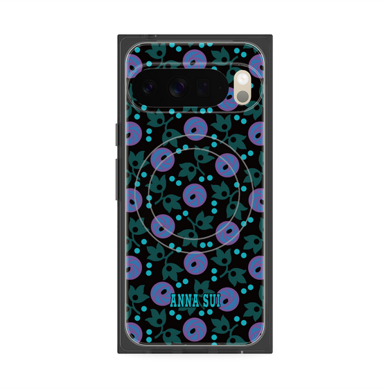 プレミアムスクエアケース with Pixelsnap［ ANNA SUI - オーキッド ］