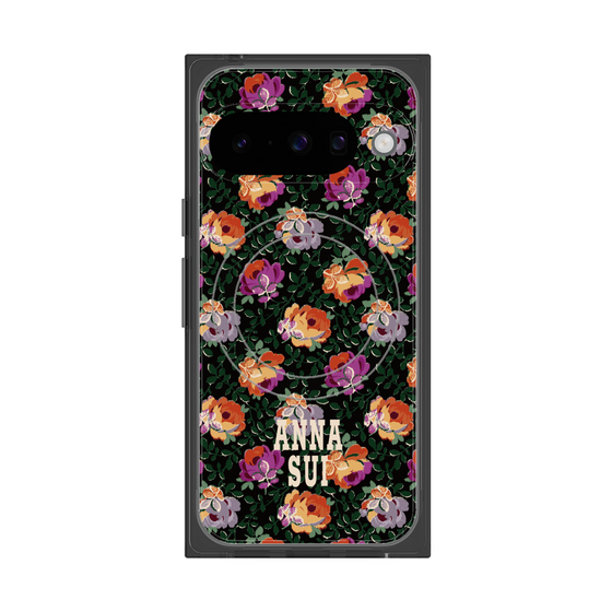 プレミアムスクエアケース with Pixelsnap［ ANNA SUI - オンブルローズ ］