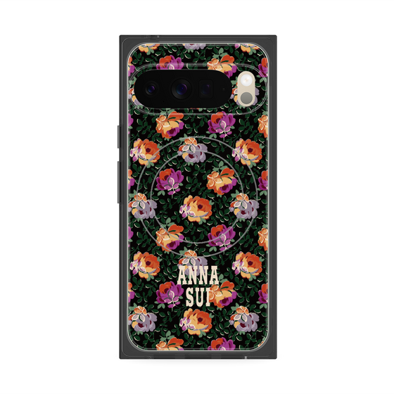 プレミアムスクエアケース with Pixelsnap［ ANNA SUI - オンブルローズ ］