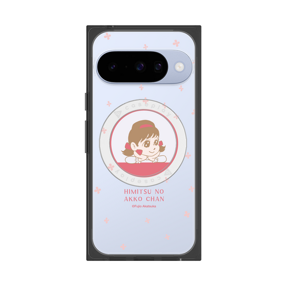 プレミアムスクエアケース with Pixelsnap［ ひみつのアッコちゃん - アッコちゃん - クリア ］