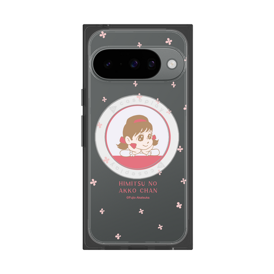 プレミアムスクエアケース with Pixelsnap［ ひみつのアッコちゃん - アッコちゃん - クリア ］