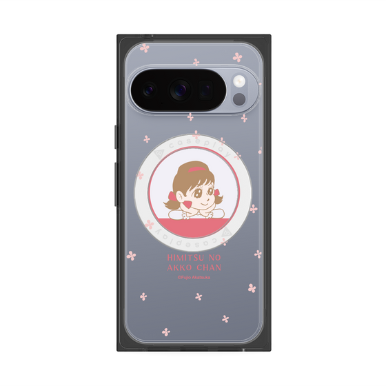 プレミアムスクエアケース with Pixelsnap［ ひみつのアッコちゃん - アッコちゃん - クリア ］