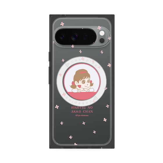 プレミアムスクエアケース with Pixelsnap［ ひみつのアッコちゃん - アッコちゃん - クリア ］