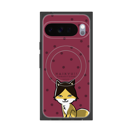 プレミアムスクエアケース with Pixelsnap［ ハイキュー!! - スナギツネ ］