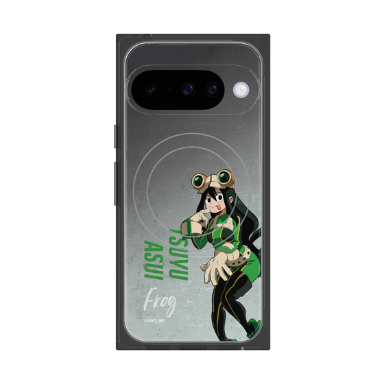 プレミアムスクエアケース with Pixelsnap［ 僕のヒーローアカデミア - 立ち絵 -蛙吹 梅雨 ］