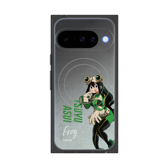 プレミアムスクエアケース with Pixelsnap［ 僕のヒーローアカデミア - 立ち絵 -蛙吹 梅雨 ］