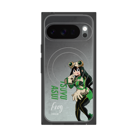 プレミアムスクエアケース with Pixelsnap［ 僕のヒーローアカデミア - 立ち絵 -蛙吹 梅雨 ］