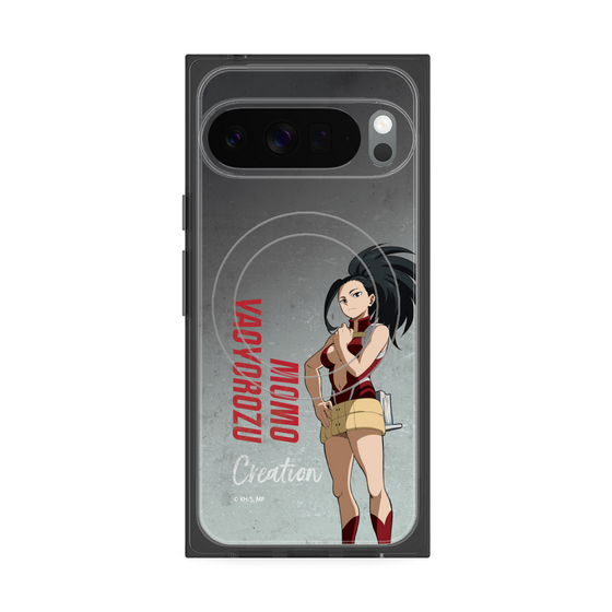 プレミアムスクエアケース with Pixelsnap［ 僕のヒーローアカデミア - 立ち絵 - 八百万 百 ］