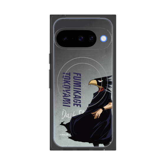 プレミアムスクエアケース with Pixelsnap［ 僕のヒーローアカデミア - 立ち絵 - 常闇 踏陰 ］