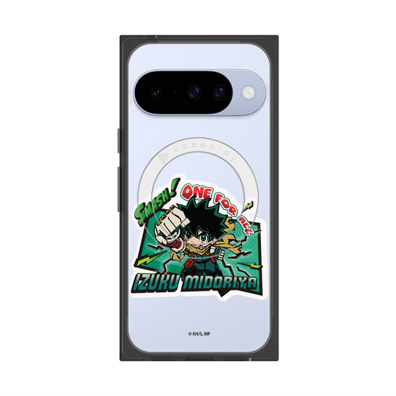 プレミアムスクエアケース with Pixelsnap［ 僕のヒーローアカデミア - ミニキャラ - 緑谷 出久 ］