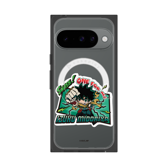 プレミアムスクエアケース with Pixelsnap［ 僕のヒーローアカデミア - ミニキャラ - 緑谷 出久 ］