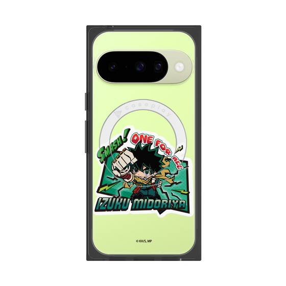 プレミアムスクエアケース with Pixelsnap［ 僕のヒーローアカデミア - ミニキャラ - 緑谷 出久 ］