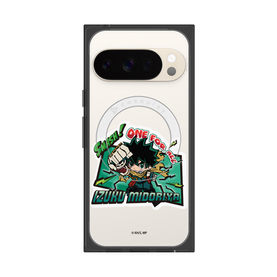 プレミアムスクエアケース with Pixelsnap［ 僕のヒーローアカデミア - ミニキャラ - 緑谷 出久 ］