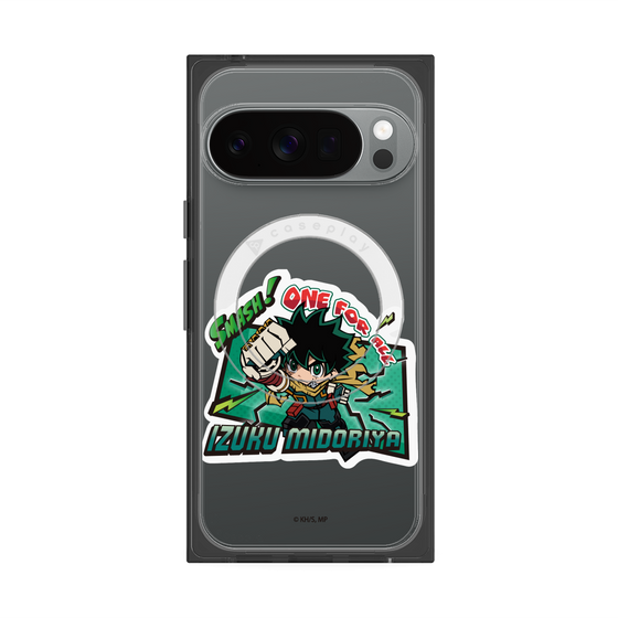 プレミアムスクエアケース with Pixelsnap［ 僕のヒーローアカデミア - ミニキャラ - 緑谷 出久 ］