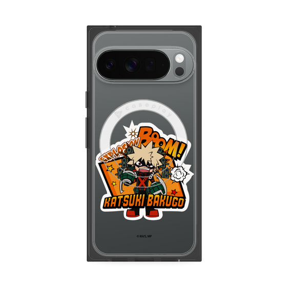 プレミアムスクエアケース with Pixelsnap［ 僕のヒーローアカデミア - ミニキャラ - 爆豪 勝己 ］