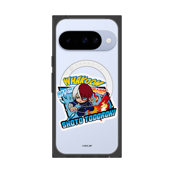 プレミアムスクエアケース with Pixelsnap［ 僕のヒーローアカデミア - ミニキャラ - 轟 焦凍 ］