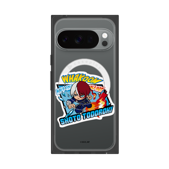 プレミアムスクエアケース with Pixelsnap［ 僕のヒーローアカデミア - ミニキャラ - 轟 焦凍 ］