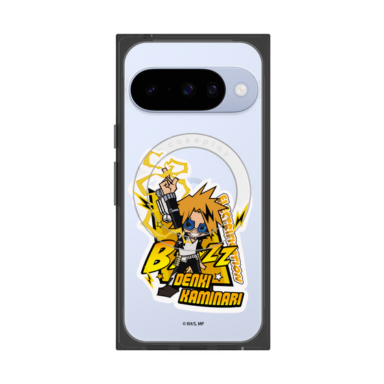 プレミアムスクエアケース with Pixelsnap［ 僕のヒーローアカデミア - ミニキャラ - 上鳴 電気 ］