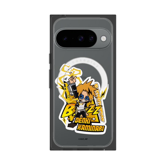 プレミアムスクエアケース with Pixelsnap［ 僕のヒーローアカデミア - ミニキャラ - 上鳴 電気 ］