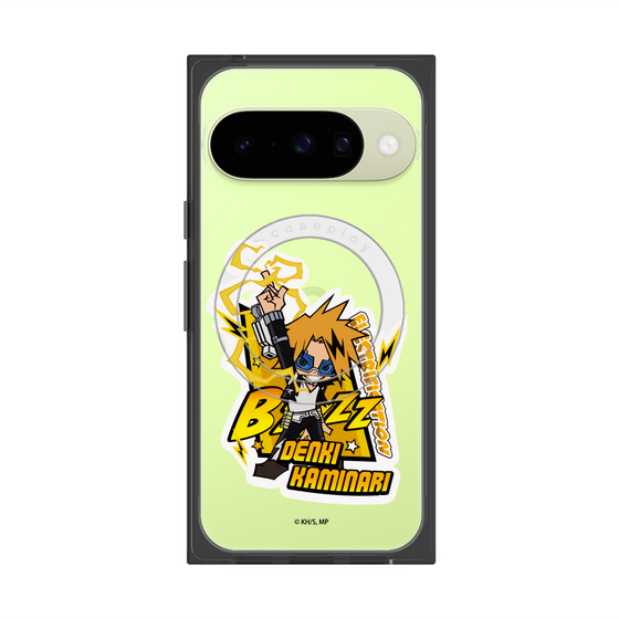 プレミアムスクエアケース with Pixelsnap［ 僕のヒーローアカデミア - ミニキャラ - 上鳴 電気 ］
