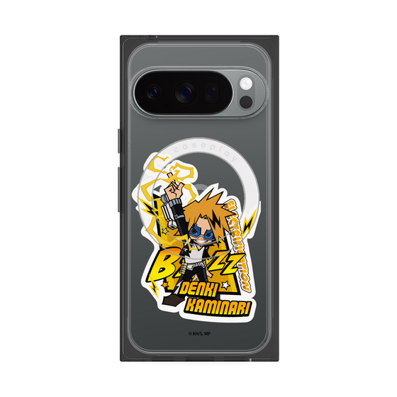 プレミアムスクエアケース with Pixelsnap［ 僕のヒーローアカデミア - ミニキャラ - 上鳴 電気 ］