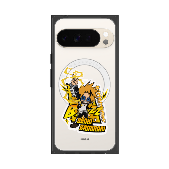 プレミアムスクエアケース with Pixelsnap［ 僕のヒーローアカデミア - ミニキャラ - 上鳴 電気 ］