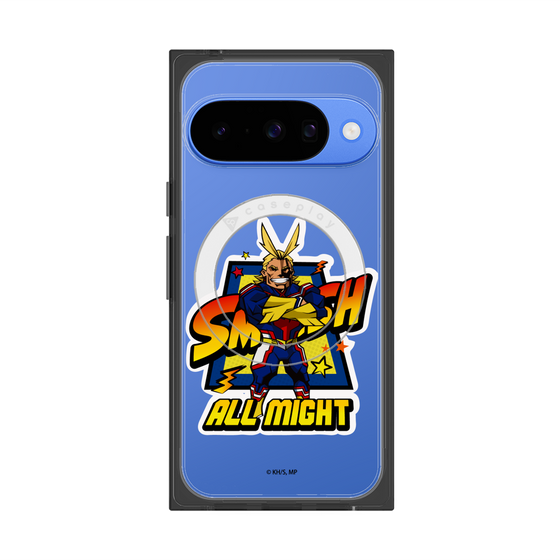 プレミアムスクエアケース with Pixelsnap［ 僕のヒーローアカデミア - ミニキャラ - オールマイト ］