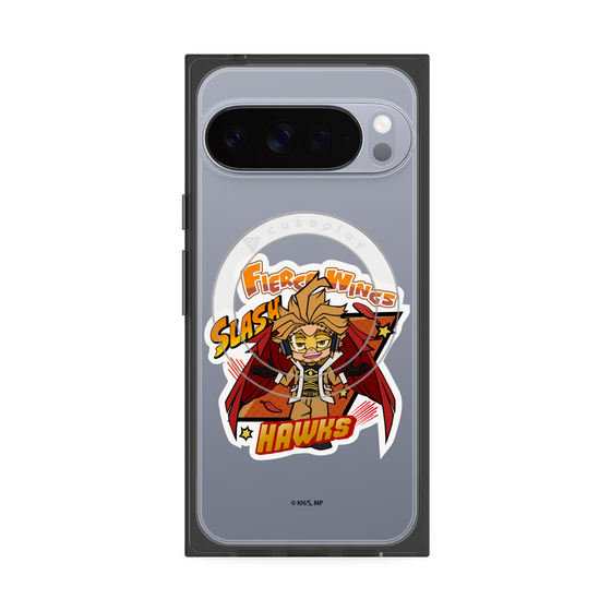 プレミアムスクエアケース with Pixelsnap［ 僕のヒーローアカデミア - ミニキャラ - ホークス ］