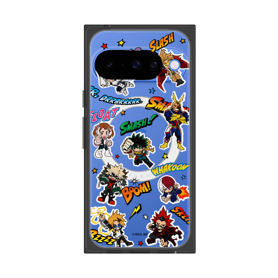 プレミアムスクエアケース with Pixelsnap［ 僕のヒーローアカデミア - アメコミ ］