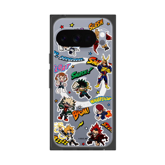 プレミアムスクエアケース with Pixelsnap［ 僕のヒーローアカデミア - アメコミ ］