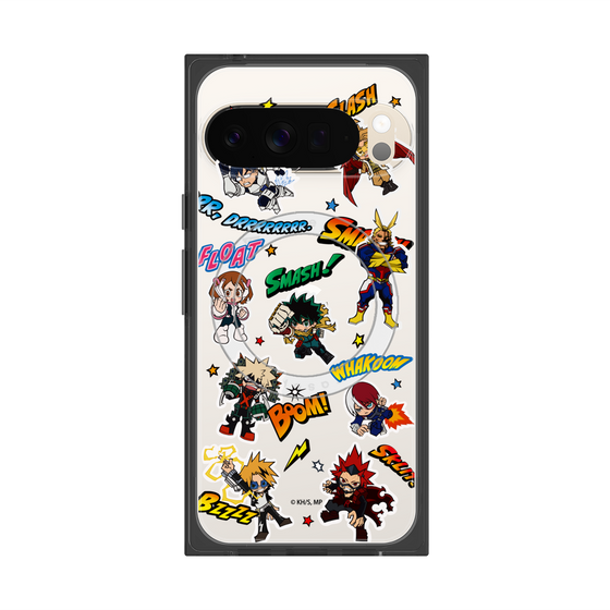 プレミアムスクエアケース with Pixelsnap［ 僕のヒーローアカデミア - アメコミ ］