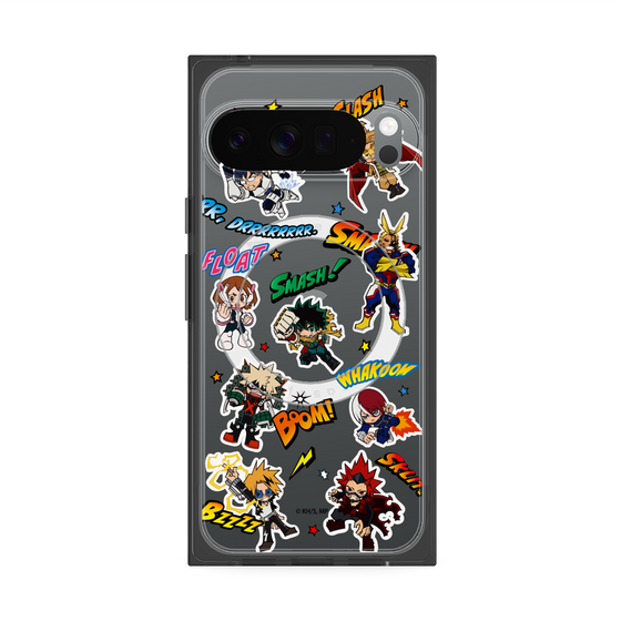 プレミアムスクエアケース with Pixelsnap［ 僕のヒーローアカデミア - アメコミ ］