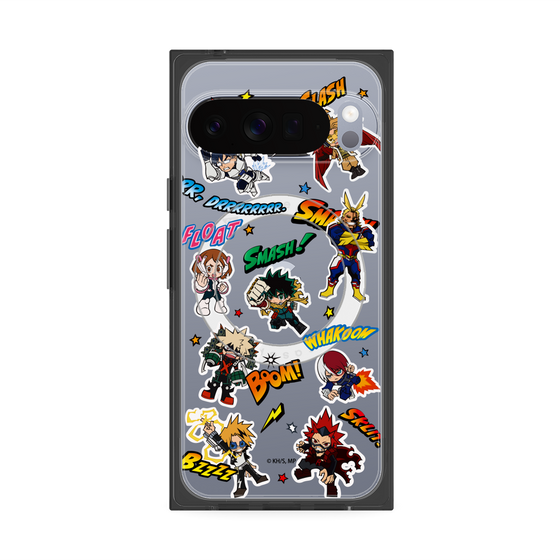 プレミアムスクエアケース with Pixelsnap［ 僕のヒーローアカデミア - アメコミ ］