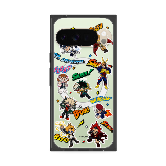 プレミアムスクエアケース with Pixelsnap［ 僕のヒーローアカデミア - アメコミ ］